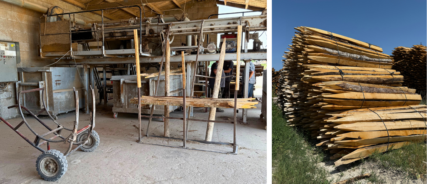 image atelier piquets en bois