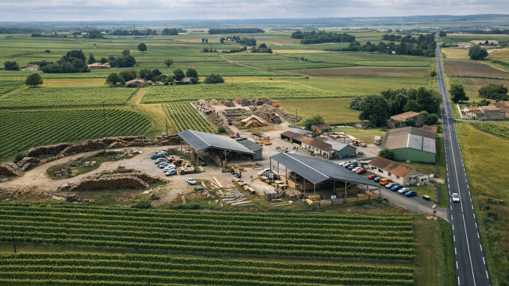 photo de la scierie saintonge bois