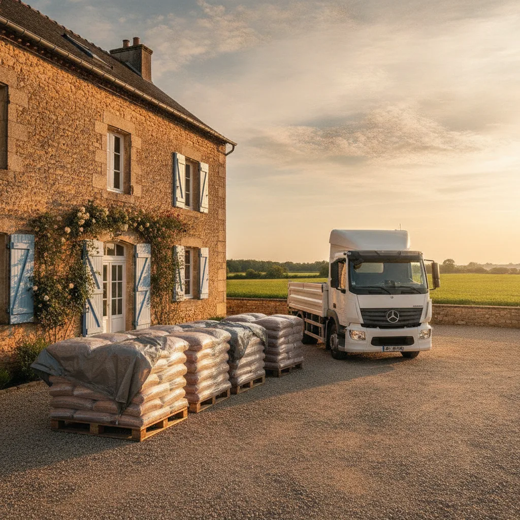 Livraison Pellets Charente-Maritime | Commandez | Saintonge Bois - livraison pellets charente maritime